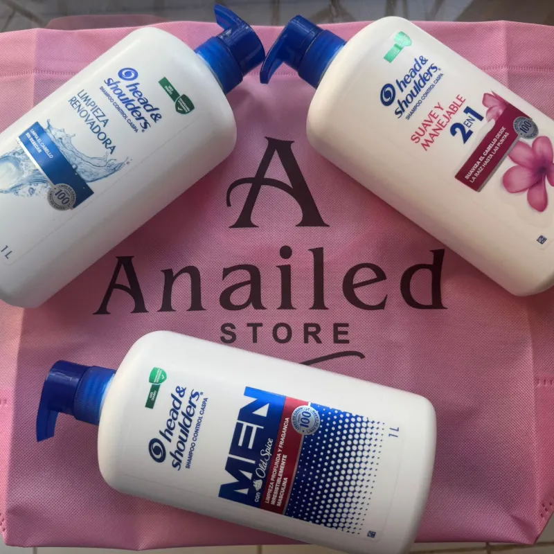 Shampoo Head and Shoulders de 1 litro( ideal para el tratamiento de la caspa ) 