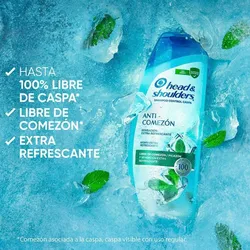 Shampoo Head & Shoulders anti-comezón menta extra refrescante 650 ml