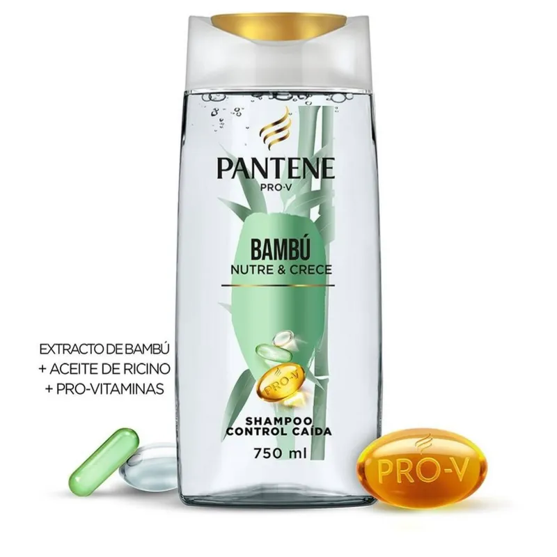 Shampoo Pantene Pro-V Bambú Nutre & crece 750 ml