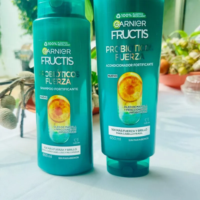 Shampoo y acondicionador Garnier de 650 ml 
