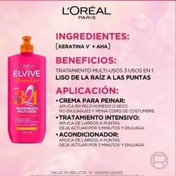 Tratamiento L'Oréal Paris Elvive Dream Liso 500ml