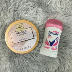 🍦 Set Exfoliación Vainilla + Protección – SPA Luxury & Rexona