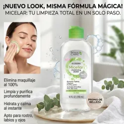 🌿Agua Micelar All-In-One 296ml – Limpiador y Desmaquillante Facial Todo en Uno Hidratante y Purificante