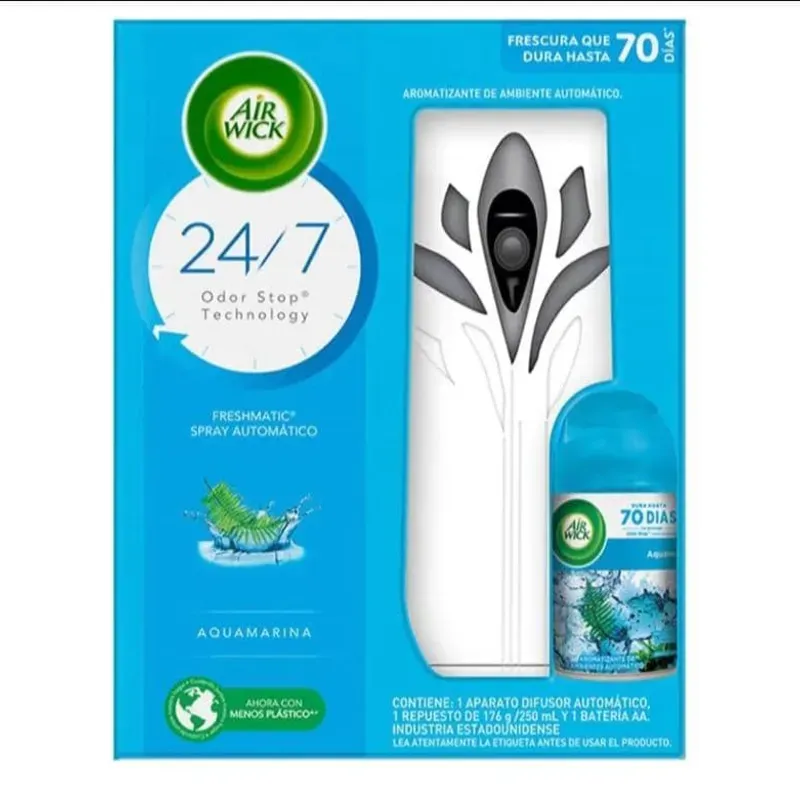 🌬️ Air Wick Fresmatic – Aquamarina con menta y eucalipto