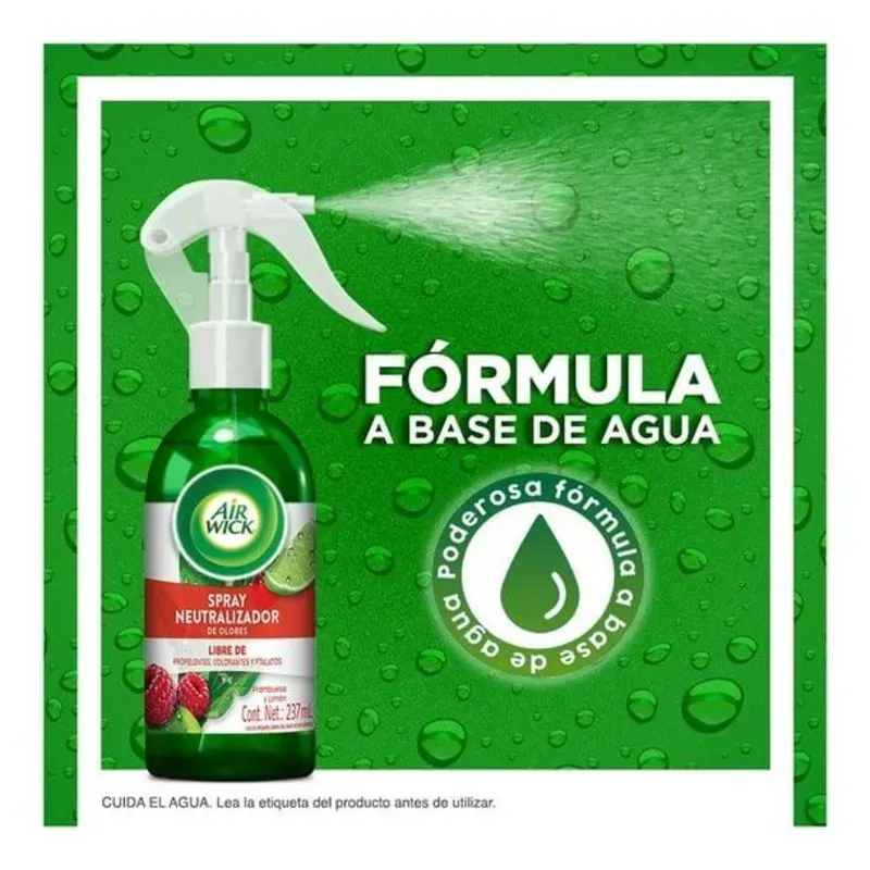 🍃 Air Wick Spray Neutralizador – Frutas del Bosque y Fresas