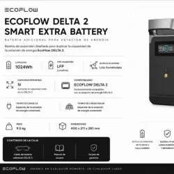 ⚡ Batería Auxiliar Ecoflow Delta 2