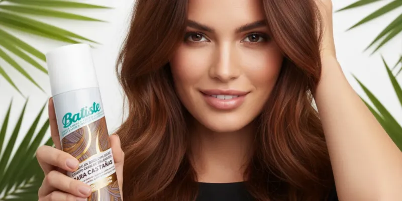 Batiste Shampoo en Seco con Color para Castañas – 200 ml