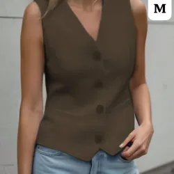 🤎 Chaleco Dark Brown – Estilo clásico con actitud moderna y versátil