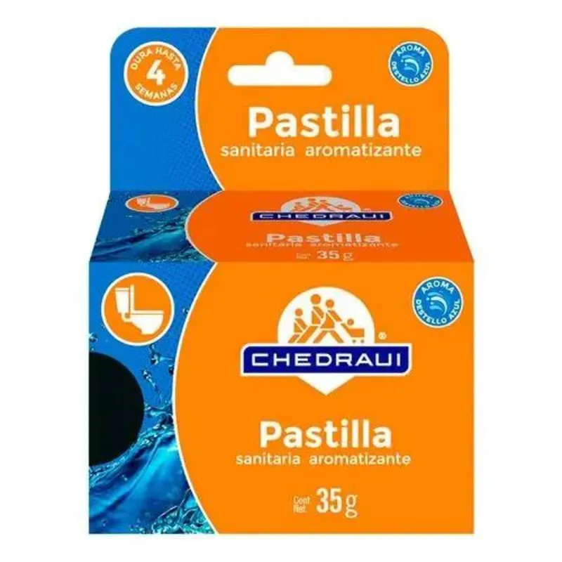 🚽 Chedraui Pastilla Sanitaria Aromatizante – Aroma Marino (35g)
