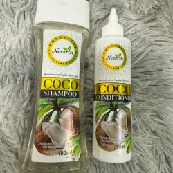 🥥 Set Reparación Capilar Coco – Nessrin Reconstrucción, hidratación y prevención de la caída.