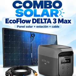 Combo de delta 3 Max con cable de 10 metros y panel de 450W  1200 usd con transporte 🚗✅