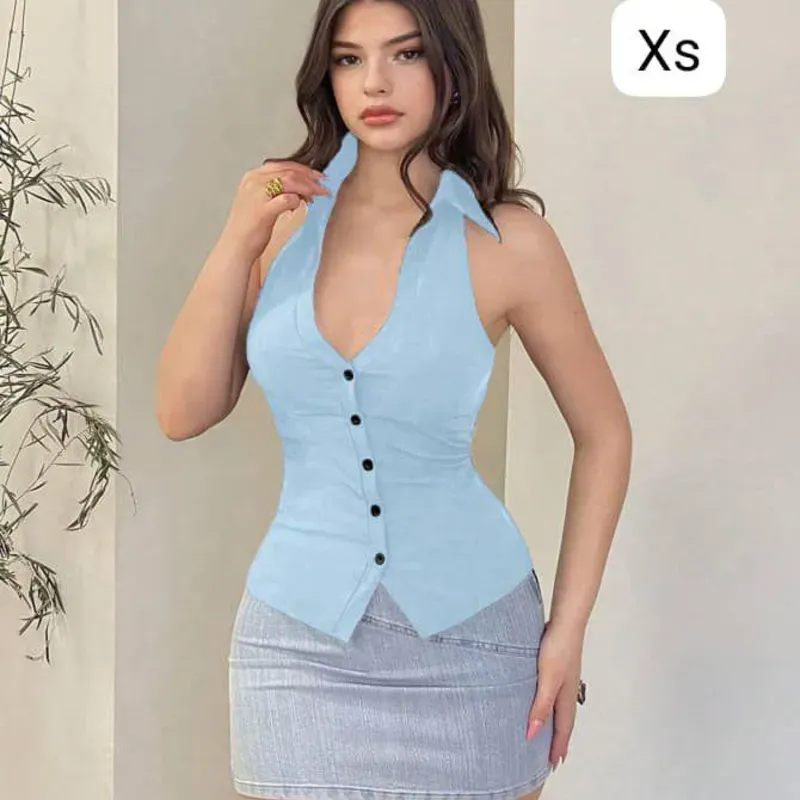 💙 Conjunto Blue Fresh – Estilo juvenil con estructura visual y actitud empoderada