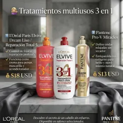 ✨ Cuida tu cabello según lo que necesita 💖 💆‍♀️ Tratamientos multiusos 3 en 1
