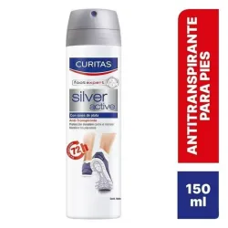 👣 Curitas Foot Expert Silver Active – Antitranspirante para Pies con Iones de Plata (150 ml)