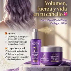💆‍♀️ Dúo L'Oréal Paris Elvive Collagen Lifter
