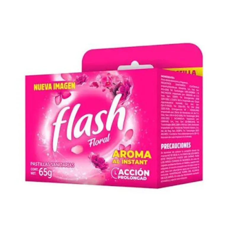 🚽 Flash Floral Pastilla Sanitaria – 65g