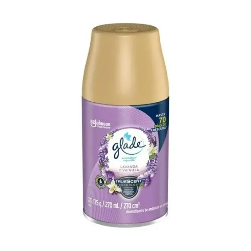 🌸 Glade TrueScent Lavanda y Vainilla – Aromatizante de Ambiente en Aerosol