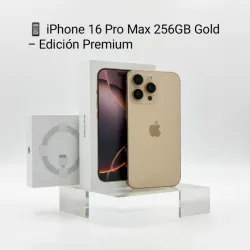 📱 iPhone 16 Pro Max 256GB Gold – Edición Premium