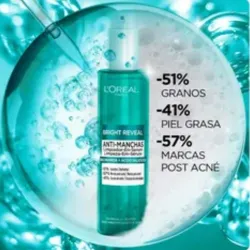 💚L'Oréal Paris Bright Reveal Limpiador-En-Sérum Anti-Manchas – Gel Limpiador Facial con Niacinamida y Ácido Salicílico para Piel Grasa con Tendencia al Acné