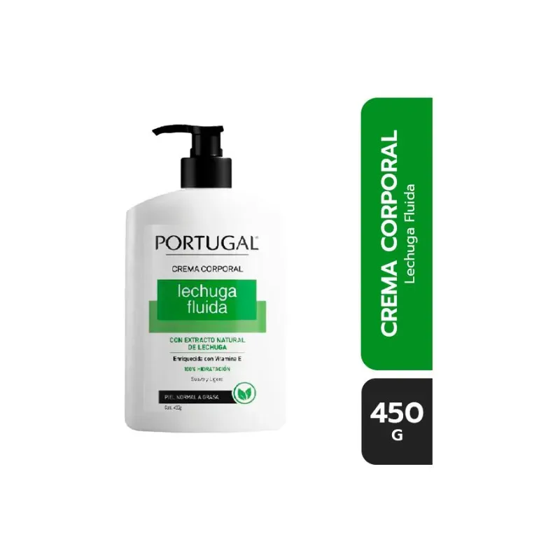 🧴 La Crema Corporal Portugal Lechuga Fluida