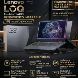 🔥 LENOVO LOQ 15ARP9 — RYZEN 5 + RTX 4050 6GB + 144Hz 🔥