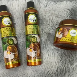 🥥 Línea Capilar Coco & Vitamina E – Nutrición profunda y control del frizz