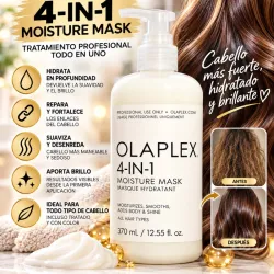 🤍Mascarilla Hidratante Olaplex 4-in-1 Moisture Mask 370ml - Tratamiento Reparador Capilar