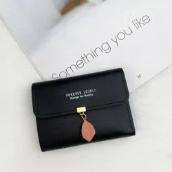 🖤 Monedero Forever Lovely – Diseño delicado con mensaje emocional y detalle visual encantador