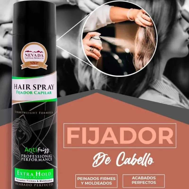 Nevada Natural Products – Hair Spray Fijador Capilar Extra Hold (600 ml)