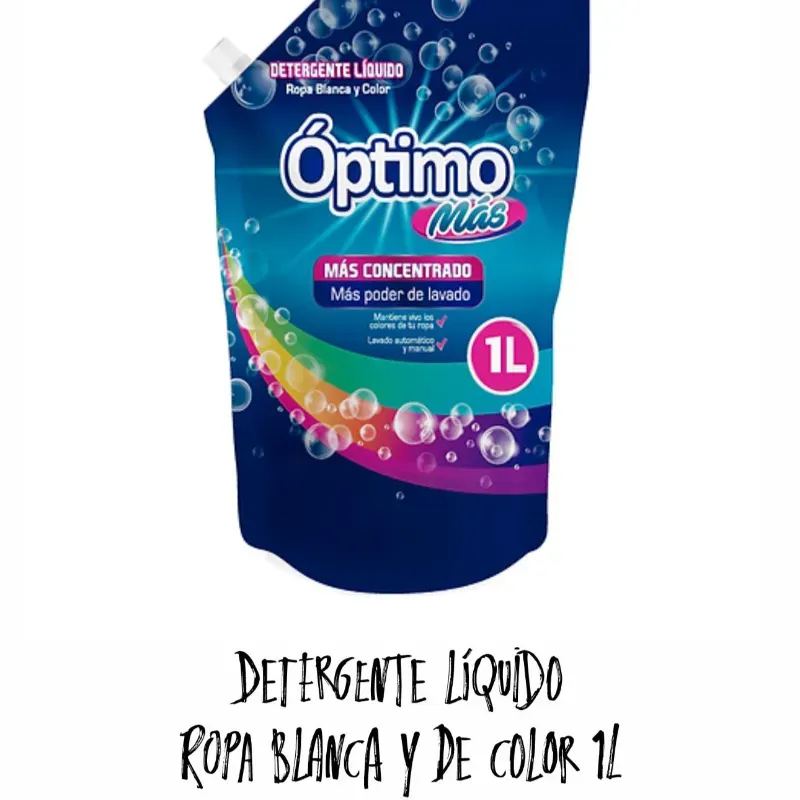 🧼 Óptimo más Detergente Líquido Concentrado – 1L