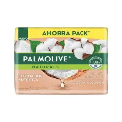 🧼 Palmolive Naturals Jabón de Baño Nutritivo – Coco y Algodón (Pack de 3 x 120 g)  