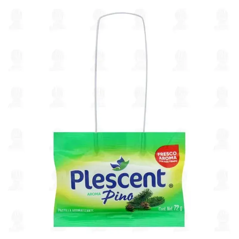 🌲 Plescent Pastilla Aromatizante Colgante – Aroma Pino (Cont. Net. 72 g)