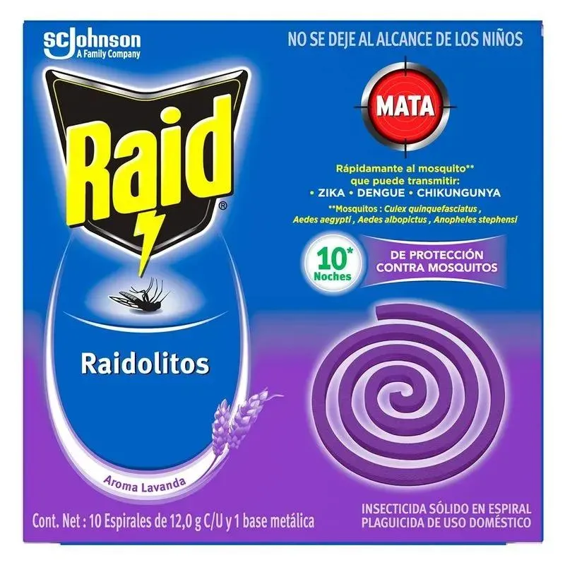 🌀 Raid Raidolitos Espiral – Aroma Lavanda Protección efectiva con un toque de calma