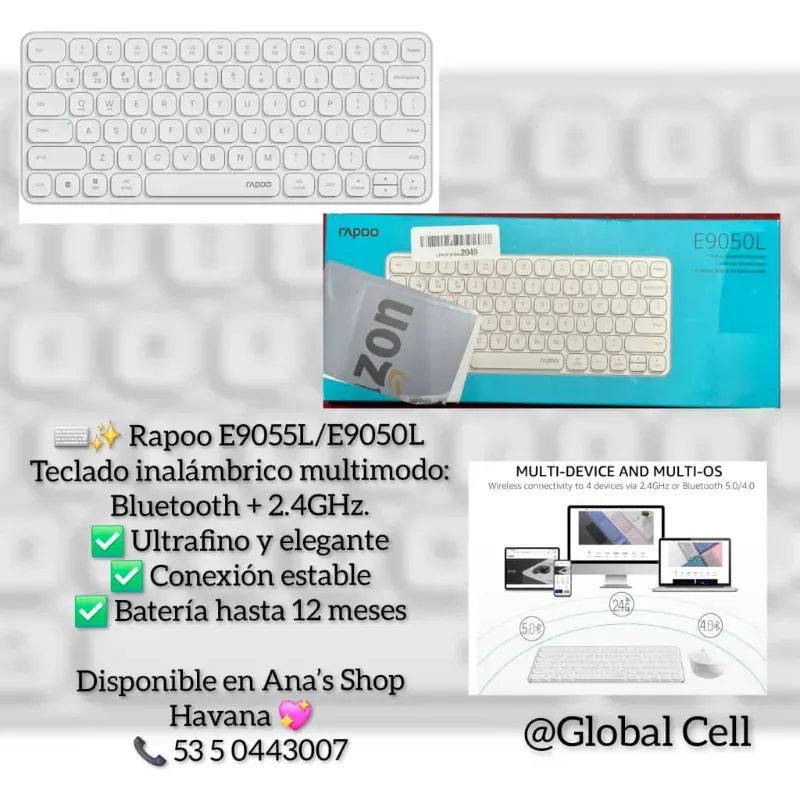 ⌨️✨ Rapoo E9055L/E9050L