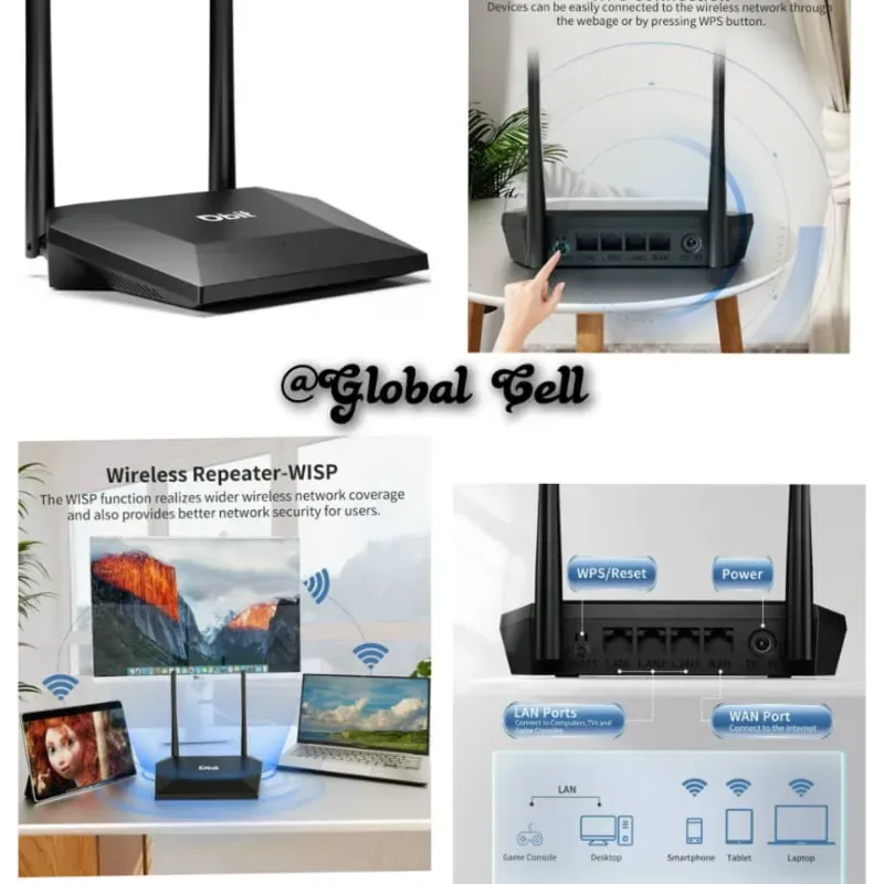 🌐 Router DBIT N300 – Conéctate sin límites