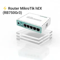⚡ Router MikroTik hEX (RB750Gr3)