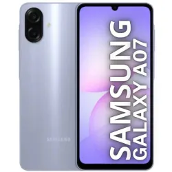 📱 Samsung Galaxy A07 4GB + 64GB  💜 Color: Light Violet 🖥️ Pantalla: 6.7” HD+ 🧠 RAM: 4 GB 💾 Almacenamiento: 64 GB 📸 Cámara: 50 MP + 2 MP / frontal 8 MP 🔋 Batería: 5,000 mAh 📲 Dual SIM  📦 Nuevo y sellado 💰 165 USD