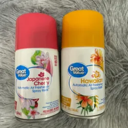 🌺 Set Aromatizante Great Value – Frescura automática con esencia floral y tropical