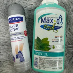 🧴 Set Curitas + Max O2 – Protección total contra humedad y mal olor
