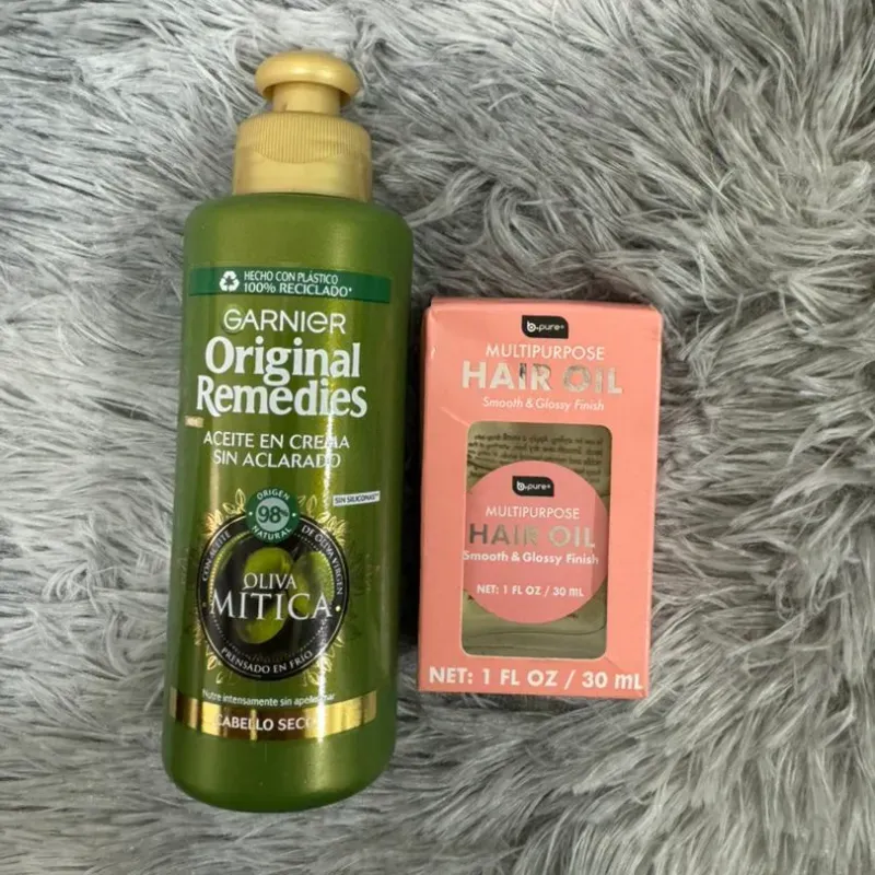 💚 Set Garnier + Upan – Nutrición sin enjuague + brillo multipropósito