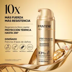 ✨️Tratamiento Sin Enjuague Pantene Pro-V PRO-Rescue Regeneración Molecular – Crema Protectora Térmica con 10% Bond Repair Complex