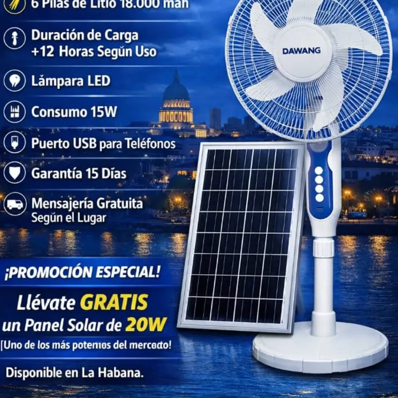 😁Ventilador Recargable Dawang