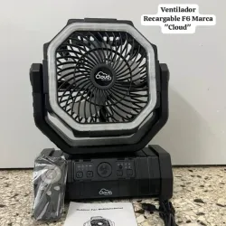 Ventilador Recargable F6 Marca "Cloud" (calidad garantizada)