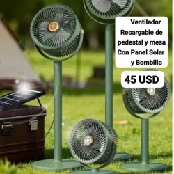 Ventilador Recargable: frescura y autonomía para los momentos que más lo necesitas 🔋☀️