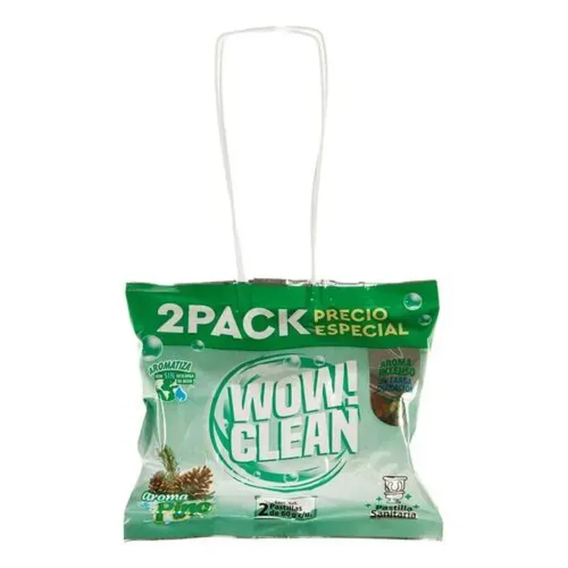 🧼 WOW CLEAN Pastillas para limpieza de inodoros – Aroma Pino (2 Pack Precio Especial)