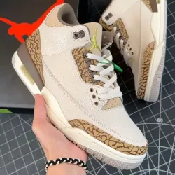 Jordan Retro 3 Beige y Carmelita 