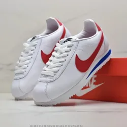 Nike Cortés Blancos Rojos y Azules 