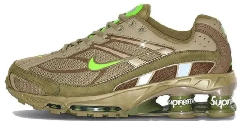 Nike Shox 4 Muelles Verde Olivo