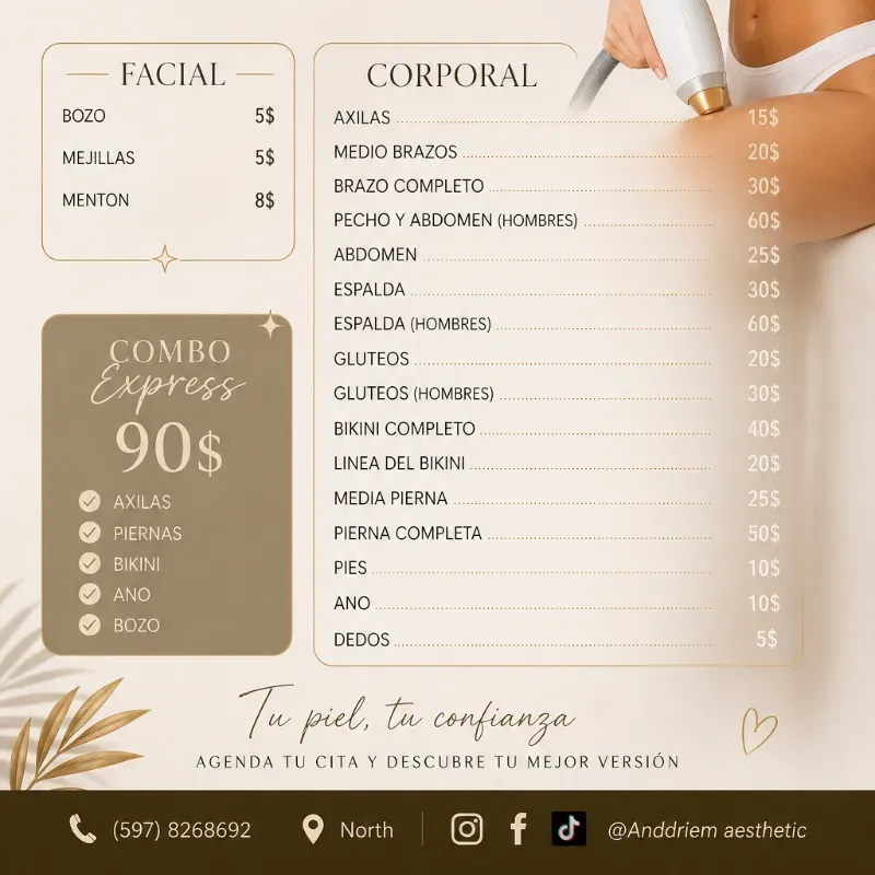 DEPILACION LASER - RETIRO DE VELLO