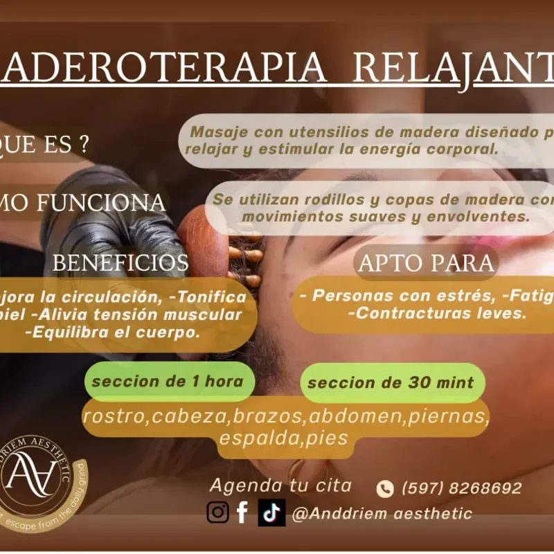 Maderoterapia Relajante